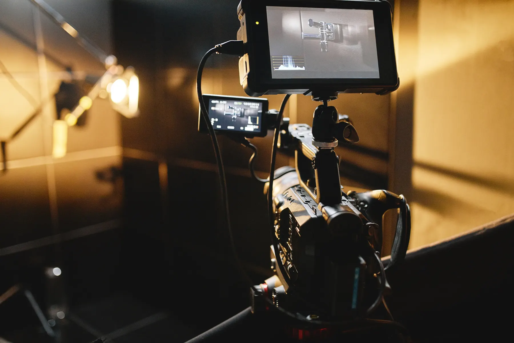Behind the scenes production still